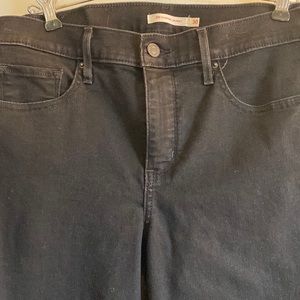 LEVI 311 Shaping Skinny BLACK Jeans width 30 length 28 12